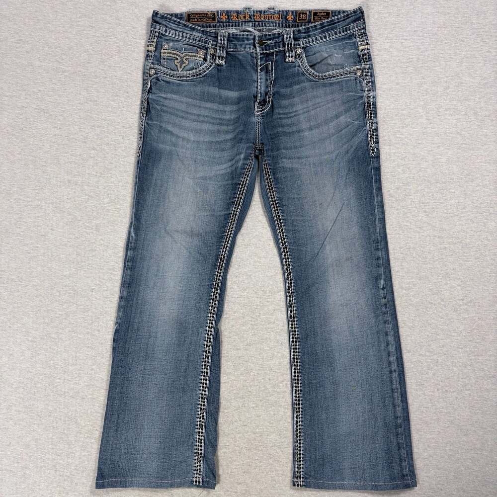 Rock Revival Ayden Slim Bootcut Jeans Men's 38